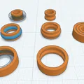 Vòng bi trượt 3 lớp (Simple bearing 608) in 3D cho dự án DIY - Thumbnail 2