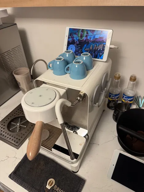 Bộ giá đỡ máy tính bảng gắn sau cho Decent Espresso DE1XL - Image 1