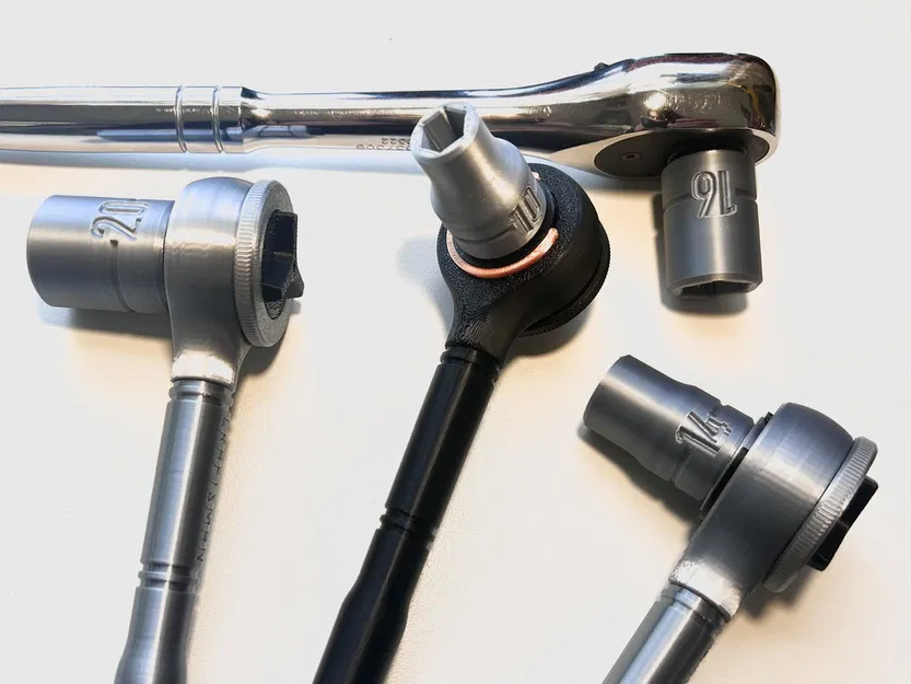 Bộ đầu tuýp (socket) lục giác hệ mét 1/2 inch (cỡ 3.5-25mm) - Image 5