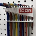 Giá treo bộ khóa lục giác ICON 13 chi tiết cho bảng pegboard - Thumbnail 1