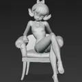 Mô hình 3D Betty Rubble ngồi ghế cực kỳ xinh xắn và chi tiết - Thumbnail 5