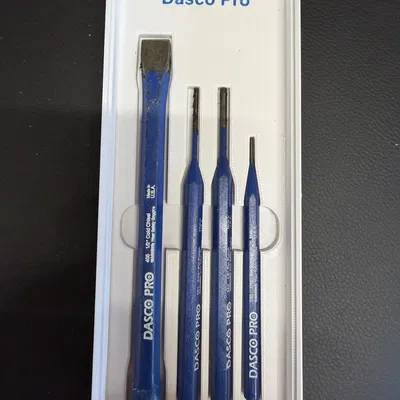 Khay đựng dụng cụ Gridfinity cho 4 mũi đục Dasco Pro tiện lợi