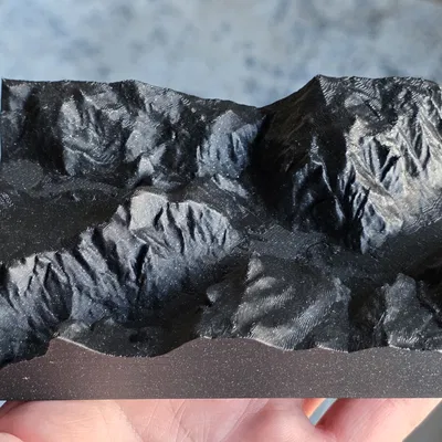 Mô hình địa hình 3D: Thung lũng Yosemite & Half Dome