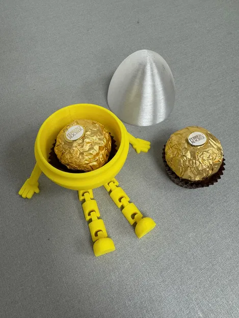 Mô hình Trứng Phục Sinh cử động linh hoạt - Quà tặng Ferrero Rocher - Image 2