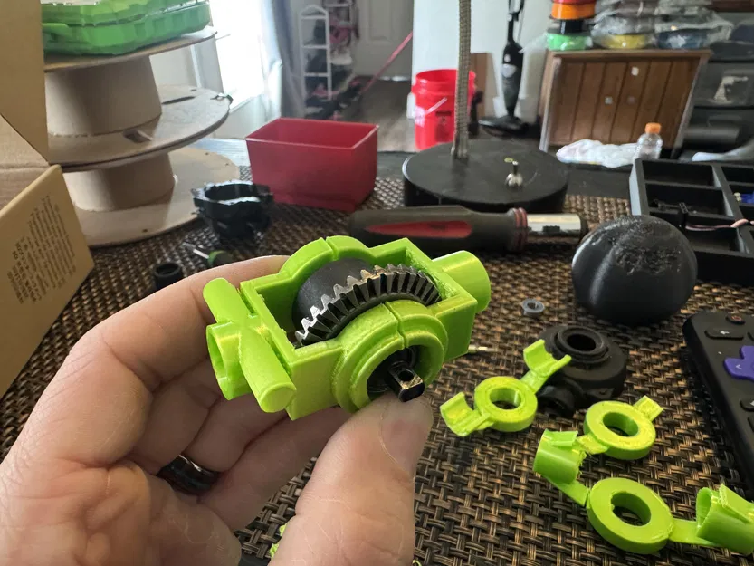 Vỏ vi sai chuyển đổi 6×6 cho Traxxas E-Maxx - Image 2