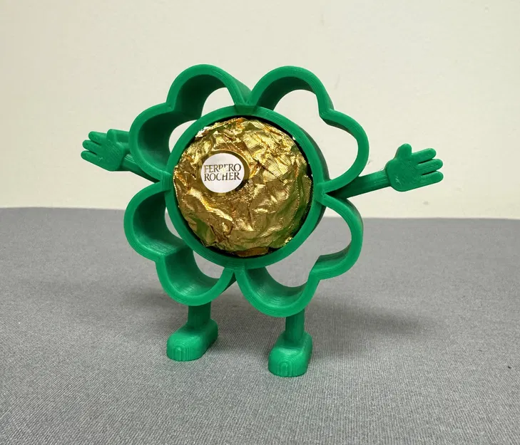 Mô hình Cỏ Bốn Lá Thân Thiện đựng socola Ferrero Rocher - Quà tặng ý nghĩa - Image 1