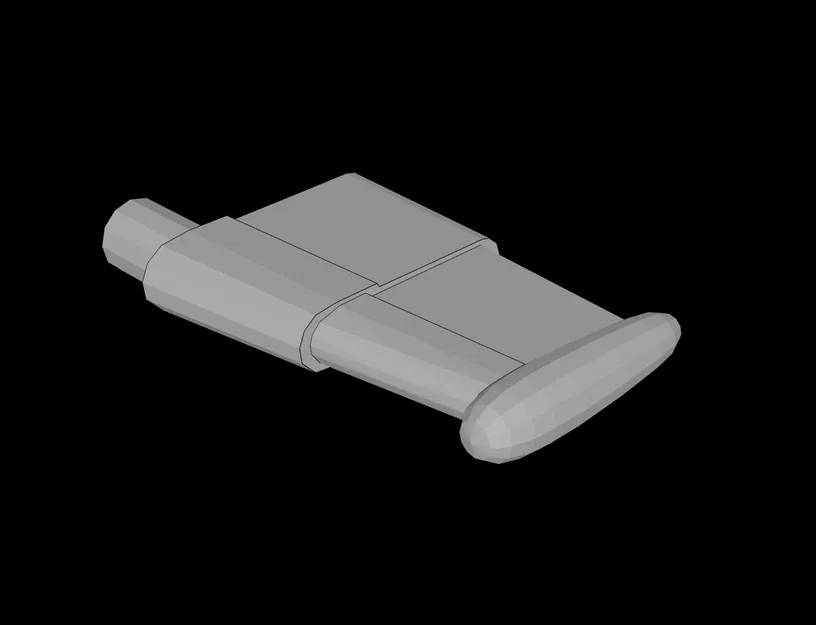 Cánh cơ khí tương thích Lego (88065.dat) - File STL 3D in tại nhà - Image 1