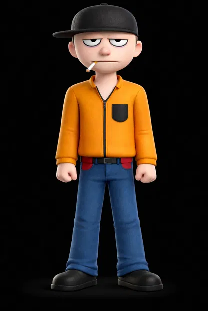 Mô hình 3D nhân vật Kevin Spencer độc đáo cho fan hâm mộ - Image 1