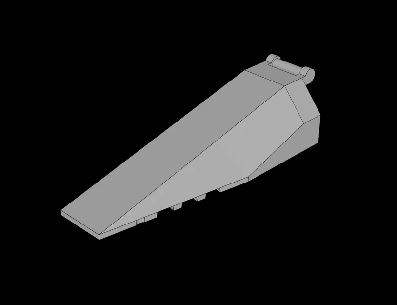 Mẫu in 3D Kính chắn gió (Windscreen) 10x4x2 tương thích Lego - Image 1