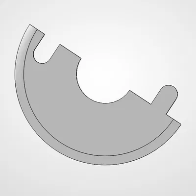 Nắp đậy hốc trục Z (Z Axis Rod Well cover) cho Elegoo Centauri Carbon