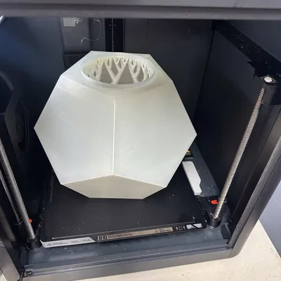 Chụp đèn hình khối Dodecahedron cho đèn Ikea Fado