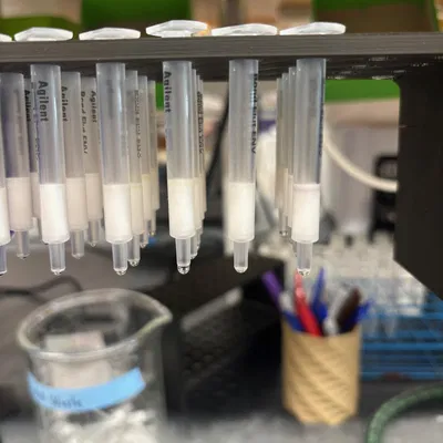 Giá đỡ cột nhựa 1mL cho quy trình tách chiết và dòng chảy