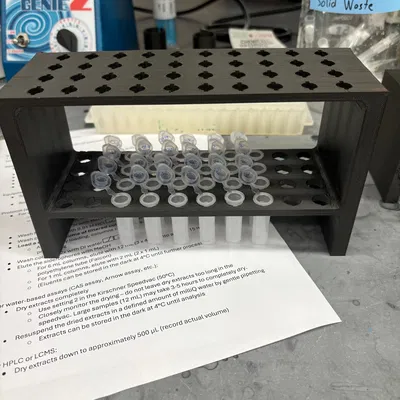 Giá đỡ cột nhựa 1mL cho quy trình tách chiết và dòng chảy