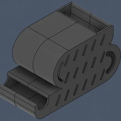 Khay đựng pin AA thiết kế tối giản, thông minh và dễ in 3D