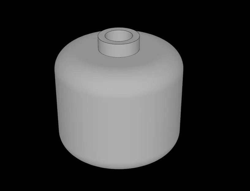 Mô hình đầu nhân vật Lego kích thước lớn (Giant Minifig Head) in 3D - Image 1