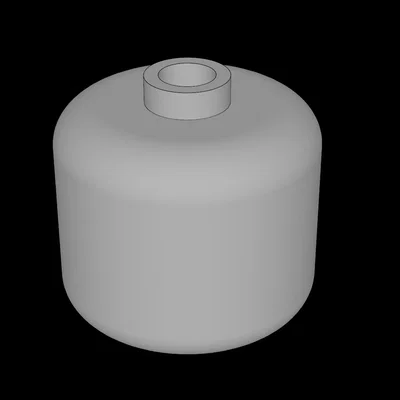 Mô hình đầu nhân vật Lego kích thước lớn (Giant Minifig Head) in 3D