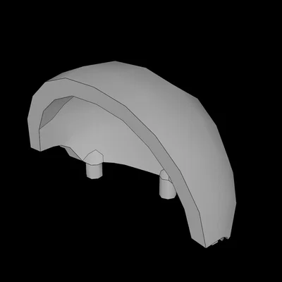 Phụ kiện kính chắn gió phía sau tương thích Lego (Buzz Lightyear)