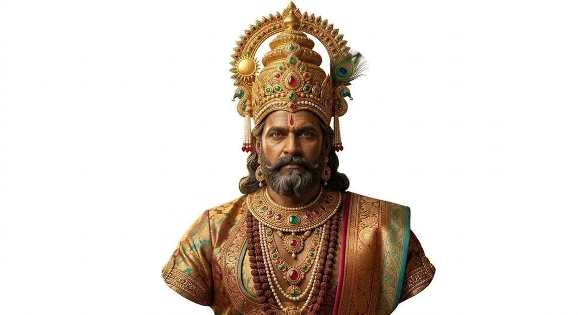 Tượng bán thân vị vua thời Vệ Đà cổ đại - Image 1