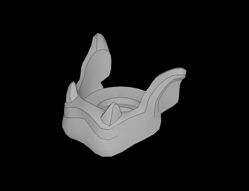 Mô hình hàm dưới có răng nanh và tai nhọn tương thích LEGO - Image 1