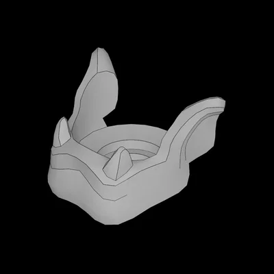 Mô hình hàm dưới có răng nanh và tai nhọn tương thích LEGO