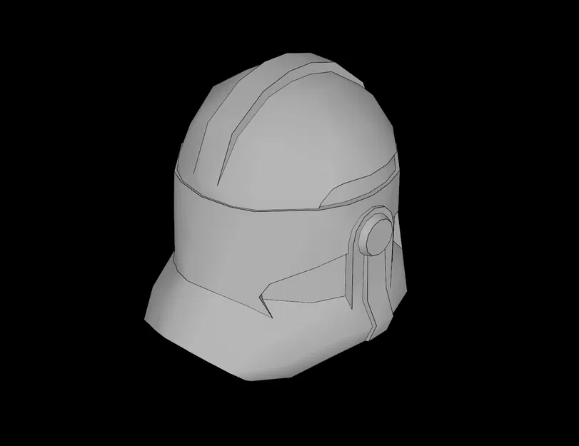 Mũ giáp Clone Trooper Phase 2 tương thích Lego in 3D - Image 1