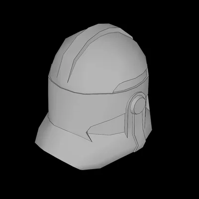 Mũ giáp Clone Trooper Phase 2 tương thích Lego in 3D