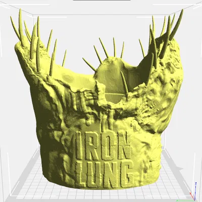 Xô đựng bỏng ngô Iron Lung - Phụ kiện in 3D cho fan kinh dị