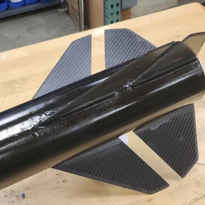 Dụng cụ gạt keo Fin Fillet Squeegee cho tên lửa 4 inch