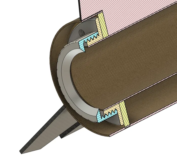 Bộ kẹp giữ motor 54mm (Motor Retainer) - Image 2