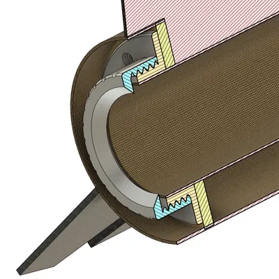 Bộ kẹp giữ motor 54mm (Motor Retainer)