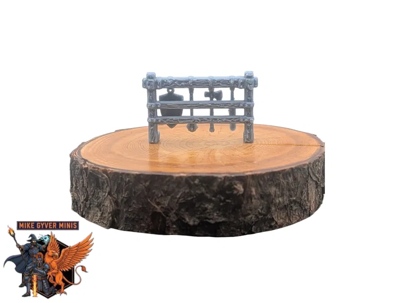 Giá Để Vũ Khí Của Chiến Binh - Mô hình in sẵn MGM cho tabletop - Image 4