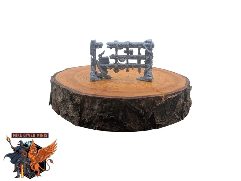 Giá Để Vũ Khí Của Chiến Binh - Mô hình in sẵn MGM cho tabletop - Image 6