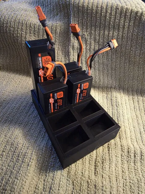 Khay đựng pin 8 ngăn Spektrum cho xe RC Losi Mini LMT - Image 1