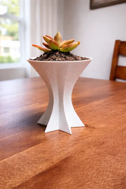 Mẫu chậu trồng cây cảnh, xương rồng in 3D phong cách hiện đại - Image 1