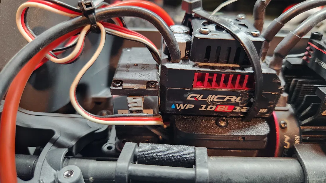 Adapter gắn ESC Quicrun 10BL120 lên hộp thu sóng Arrma 223S - Image 8