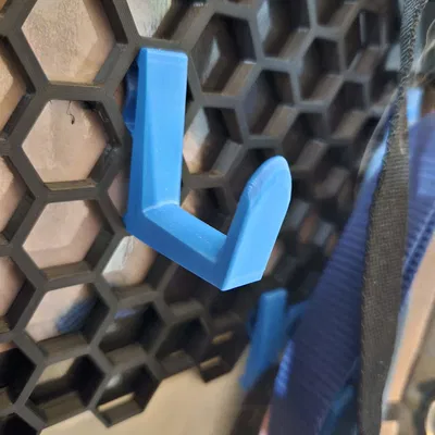 Đầu móc dọc dài cho móc 25mm HSW - Thiết kế siêu chắc, in dễ, không cần support