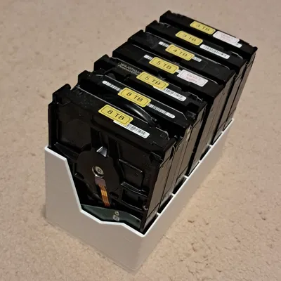 Khay Đựng Ổ Cứng HDD 3.5 inch 7 Ngăn Gọn Gàng Tiện Lợi