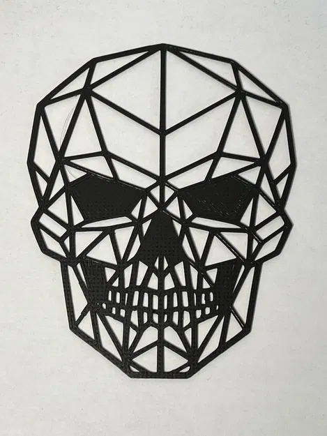 Mô hình trang trí tường đầu lâu hình học Skull Wall Art #5 - Image 1