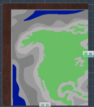 Mô hình bản đồ thế giới địa hình 3D (Topographic World Map) - Image 3