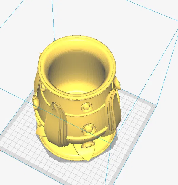 Mẫu bình cắm hoa 3D nghệ thuật trang trí bàn làm việc - Image 1