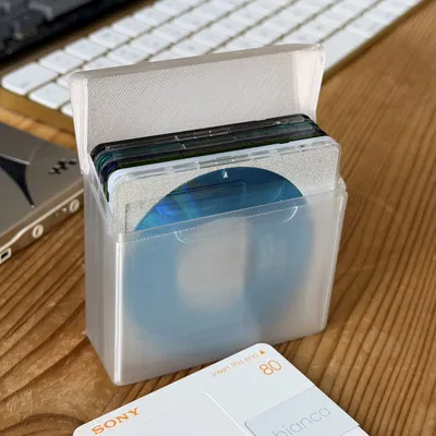 Hộp đựng Minidisc có nắp lật (chứa 5 đĩa)