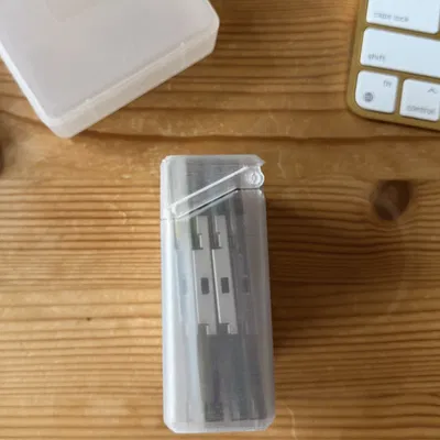 Hộp đựng Minidisc có nắp lật (chứa 5 đĩa)