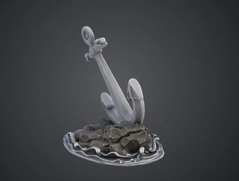 Tượng Mỏ Neo Tàu Cổ Điển – Di Vật Đại Dương Hàng Hải - Image 2