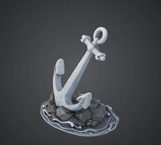 Tượng Mỏ Neo Tàu Cổ Điển – Di Vật Đại Dương Hàng Hải - Image 3