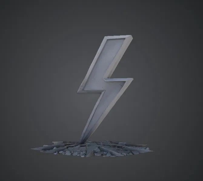 Tượng đài Tia chớp – Điêu khắc biểu tượng Năng lượng - Image 1