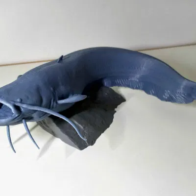 Mô hình Cá trê nhiều mảnh (Multi Part Catfish - Fusion360)