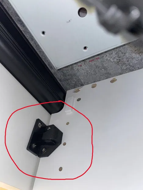 Phụ kiện chốt chặn tủ bếp thay thế (Dann Küchen Blenden Beschlag) - Image 1