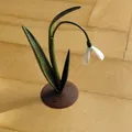 Mô hình 3D hoa giọt tuyết (snowdrop) tinh tế - Thumbnail 1