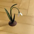 Mô hình 3D hoa giọt tuyết (snowdrop) tinh tế - Thumbnail 2