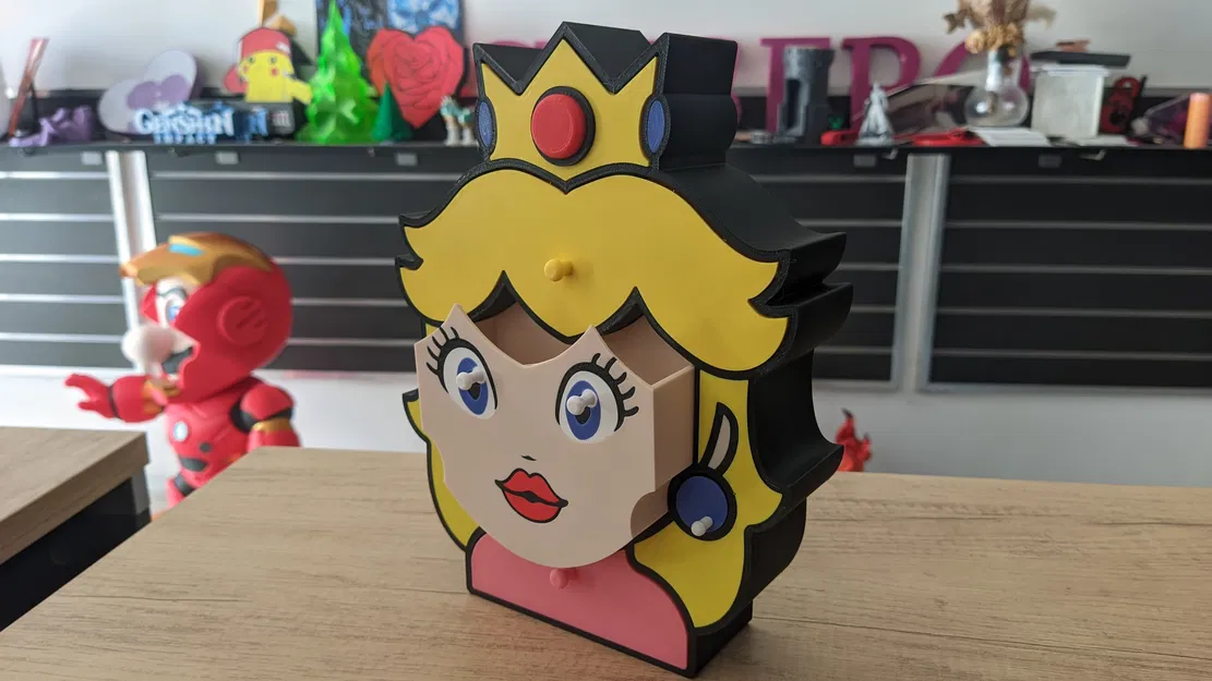 Hộp trang sức / Ngăn kéo lưu trữ Công chúa Peach - Image 5